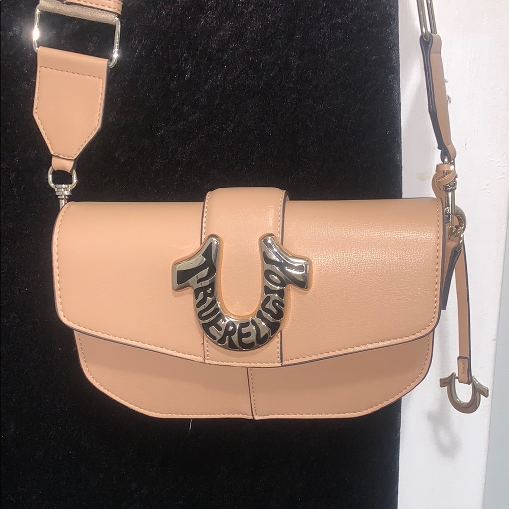 True Religion Tan Crossbody Bag